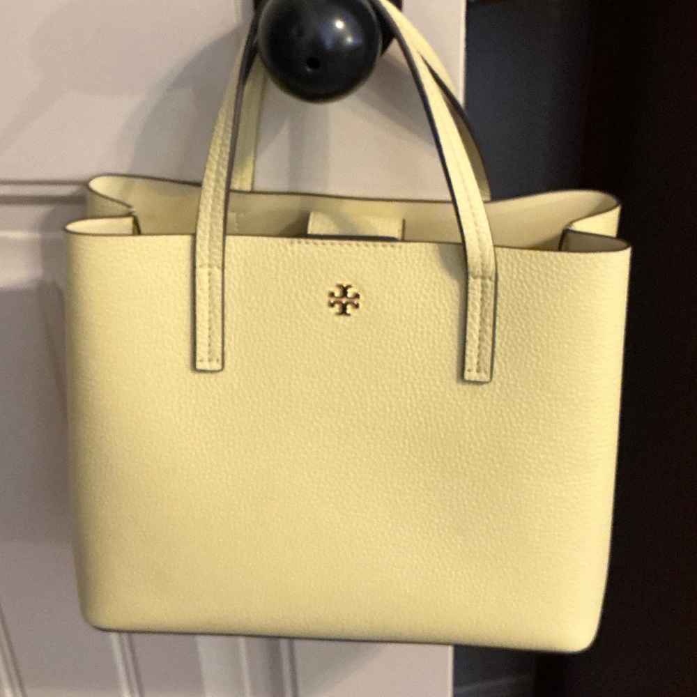 Tory Burch Light Yellow Tote